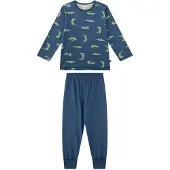 Sanetta Pyjama saphir / vert pastel