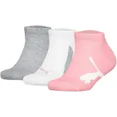Puma Chaussettes gris chiné / rose / blanc