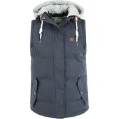 Oxmo Gilet 'Lewonda' bleu nuit / gris / blanc
