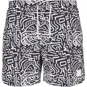 Urban Classics Shorts de bain noir / blanc