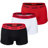 HUGO Boxers beige / rouge / noir