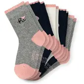 Schiesser Chaussettes 'Hi' gris / rose / noir / blanc