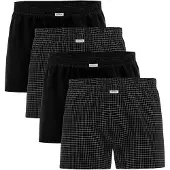 Seidensticker Boxers noir / blanc