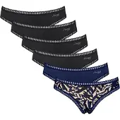 Sloggi Slip bleu foncé / noir