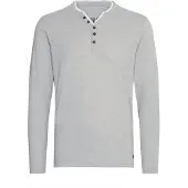 !Solid T-Shirt 'Belagos' gris clair / blanc