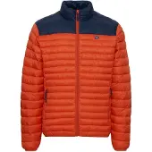 Blend Veste mi-saison bleu foncé / rouge orangé
