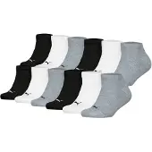 Puma Chaussettes gris chiné / noir / blanc