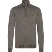 INDICODE JEANS Pull-over 'Nathen' gris foncé
