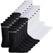 Jack & Jones Chaussettes de sport noir / blanc