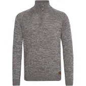 Blend Pull-over 'Danovan' marron / gris chiné / argent