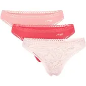 Sloggi String 'Go Crush' rose / rose clair / blanc cassé