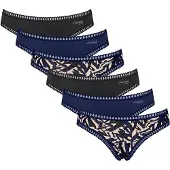 Sloggi Slip beige / bleu / noir