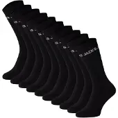 Jack & jones Junior Chaussettes noir / blanc