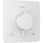 Hansgrohe Ecostat Comfort Q Thermostat encastré pour 2 consommateurs avec combinaison de sécurité intégrée, 33717700