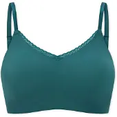 Schiesser Soutien-gorge 'Invisible Soft Lace' émeraude