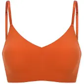 Schiesser Soutien-gorge ' Invisible Soft Padded ' rouge orangé