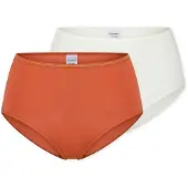Schiesser Slip ' Modal Essentials ' orange / rouge rouille / blanc cassé