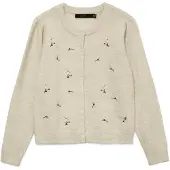 Vero Moda Cardigan 'VMFiorella' beige / jaune / vert foncé / poudre