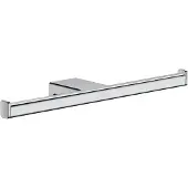 Hansgrohe Double porte-rouleau de papier AddStoris, sans couvercle, chromé