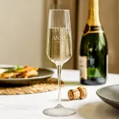 Yoursurprise Flûtes à champagne personnalisées - Verre en cristal - 6 pièces