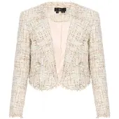Faina Blazer nude / turquoise / caramel / blanc