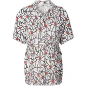 Noppies Chemisier gris clair / orange / noir / blanc