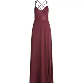 Vera Mont Robe rouge foncé