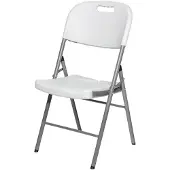 EDM Folding 86.5x47x54 Cm Chair Argenté