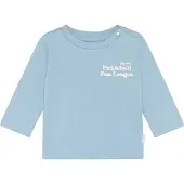 Noppies T-Shirt bleu clair / blanc