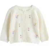 Next Cardigan mélange de couleurs / blanc