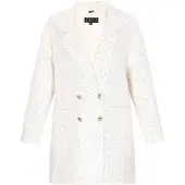 Faina Blazer blanc cassé