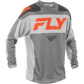 FLY Racing F-16 Long Sleeve Jersey Gris 2XL Homme