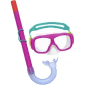 Bestway set de plongée rose 24035