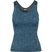Urban Classics T-shirt Sans Manches Training Top Active Melange Logo