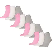 Puma Chaussettes gris / rose / blanc