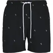 Urban Classics Shorts de bain noir / blanc