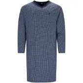 Hajo Nachtmode Pyjama long bleu marine