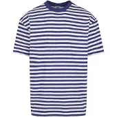 Urban Classics T-Shirt bleu foncé / blanc