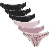 Sloggi String marron / lilas / mauve / noir