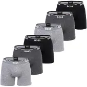 BOSS Boxers gris / gris chiné / noir