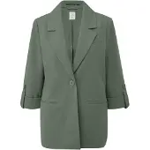 QS Blazer vert foncé