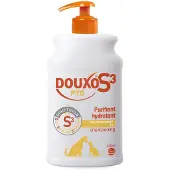 Douxo S3 PYO Shampooing nettoyant, désinfectant et apaisant pour chiens et chats avec des irritations, des boutons ou des croûtes, 500ml 500 ml Shampooing
