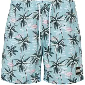 Urban Classics Short de bain à motifs pour hommes tropical bird aop - XS