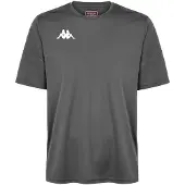 Kappa T-shirt à manches courtes Dovo, gris, taille L, pour homme, gris, taille L