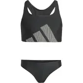Adidas Maillot de bain de sport noir / blanc