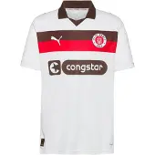 Puma Maillot 'FC St. Pauli 25/26' marron / rouge / noir / blanc
