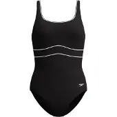 Speedo Shaping Contoureclipse Swimsuit Noir UK 36 Femme