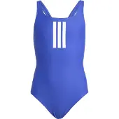 Adidas Maillot de bain de sport '3-Stripes Swimsuit' bleu cobalt / blanc