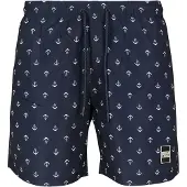 Urban Classics Shorts de bain marine / blanc