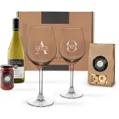 Royal Leerdam Coffret apéro vin blanc avec verres personnalisés